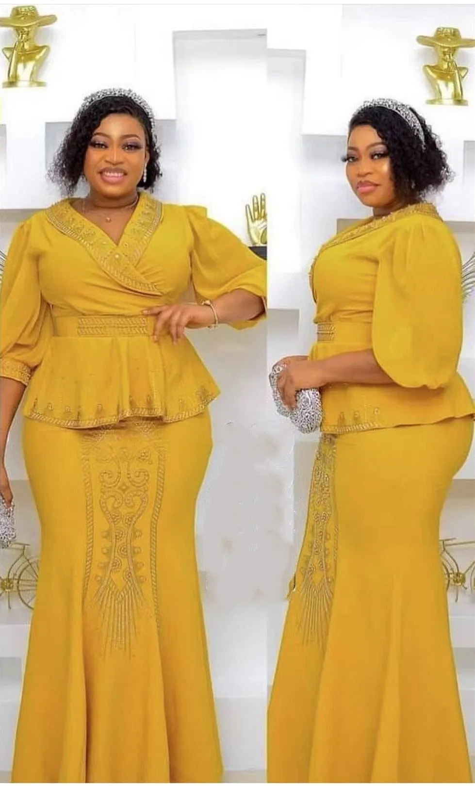 2 Pieces Set Africa Clothes Dashiki African Skirts And Top for Women