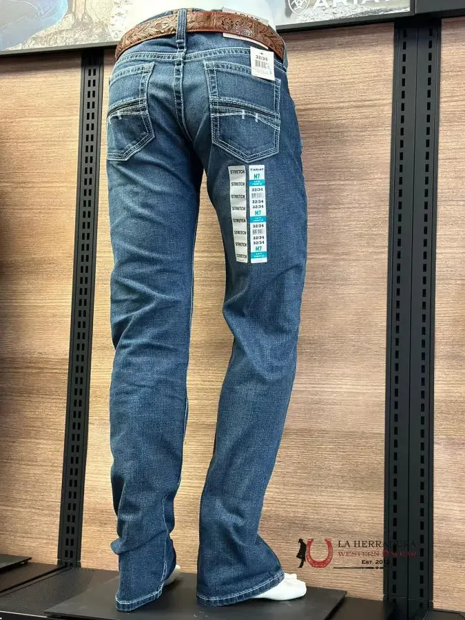 ARIAT MENS JEAN SILVERTON M7 SLIM FIT STRAIGHT LEG
