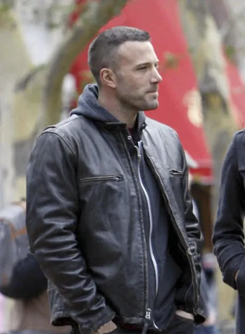 BEN AFFLECK THE TOWN LEATHER JACKET