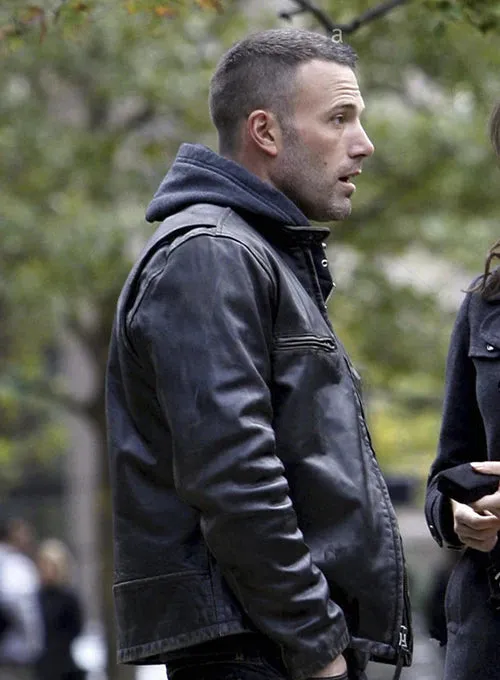 BEN AFFLECK THE TOWN LEATHER JACKET