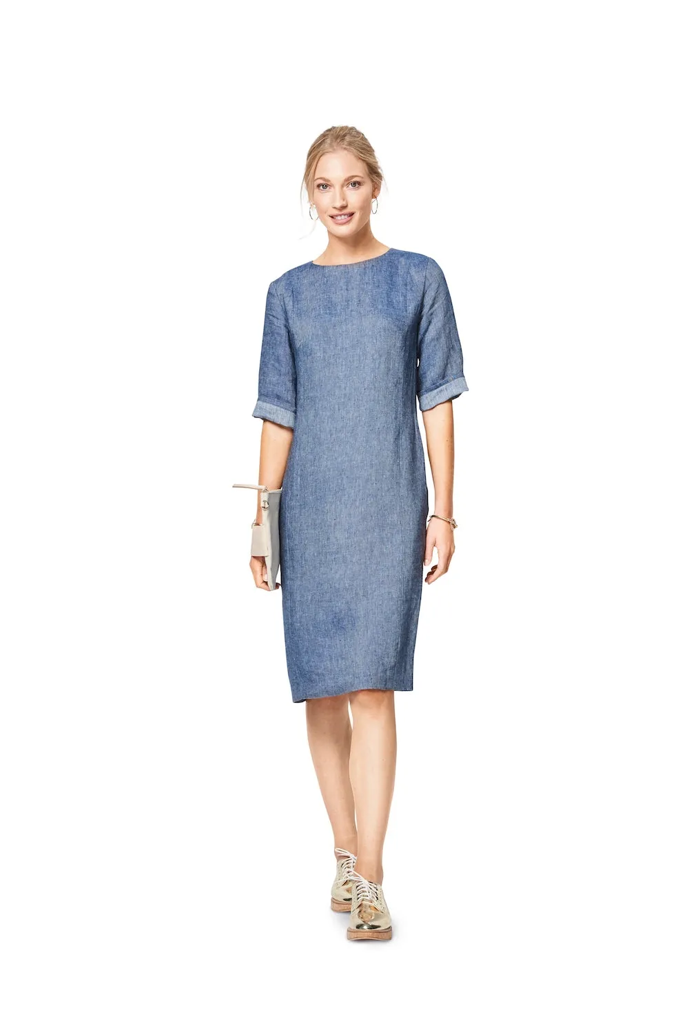 Burda Pattern 6418 Misses' Feminine Dresses (10-20)