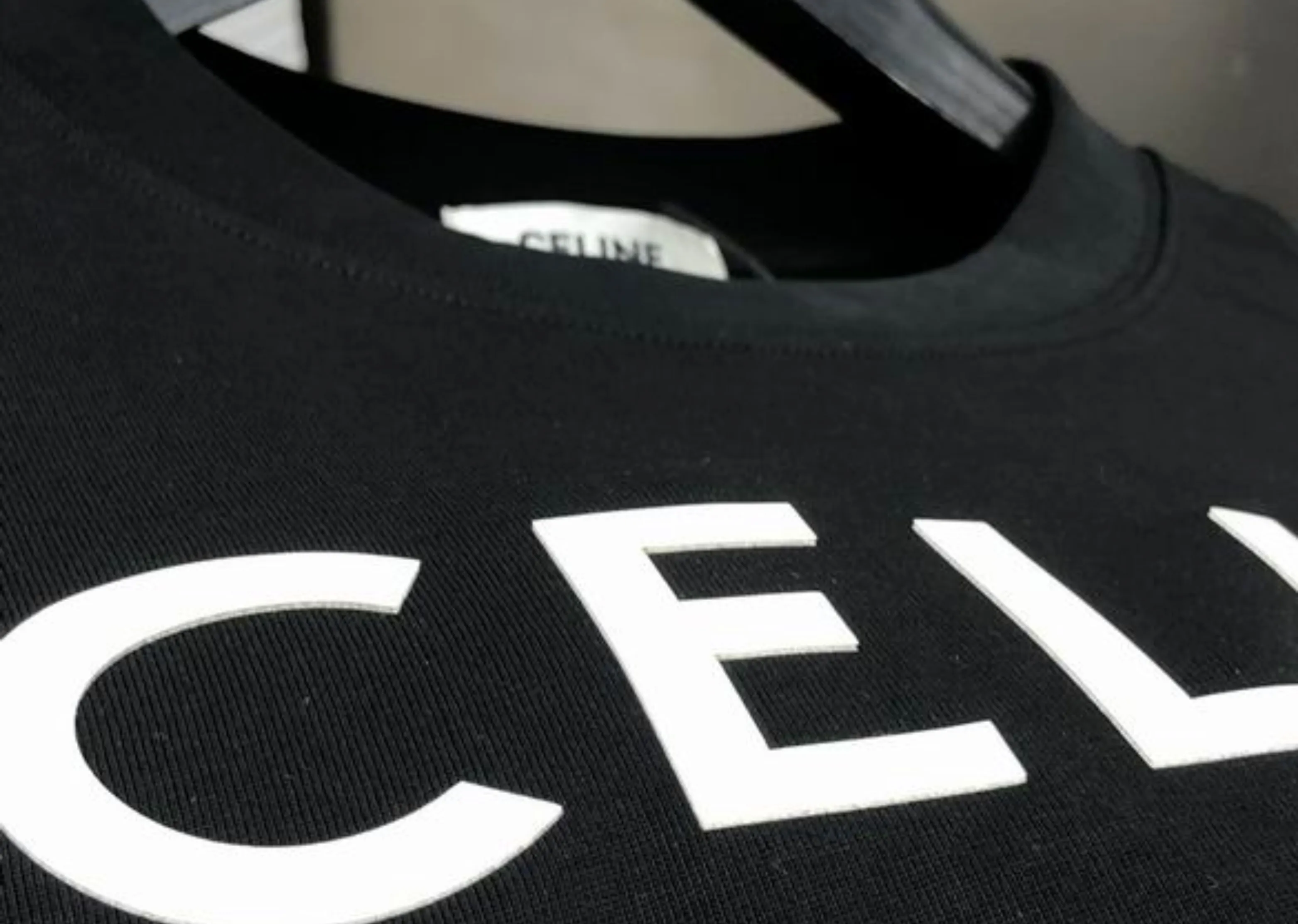 Celine - Printed Black/White T-Shirt