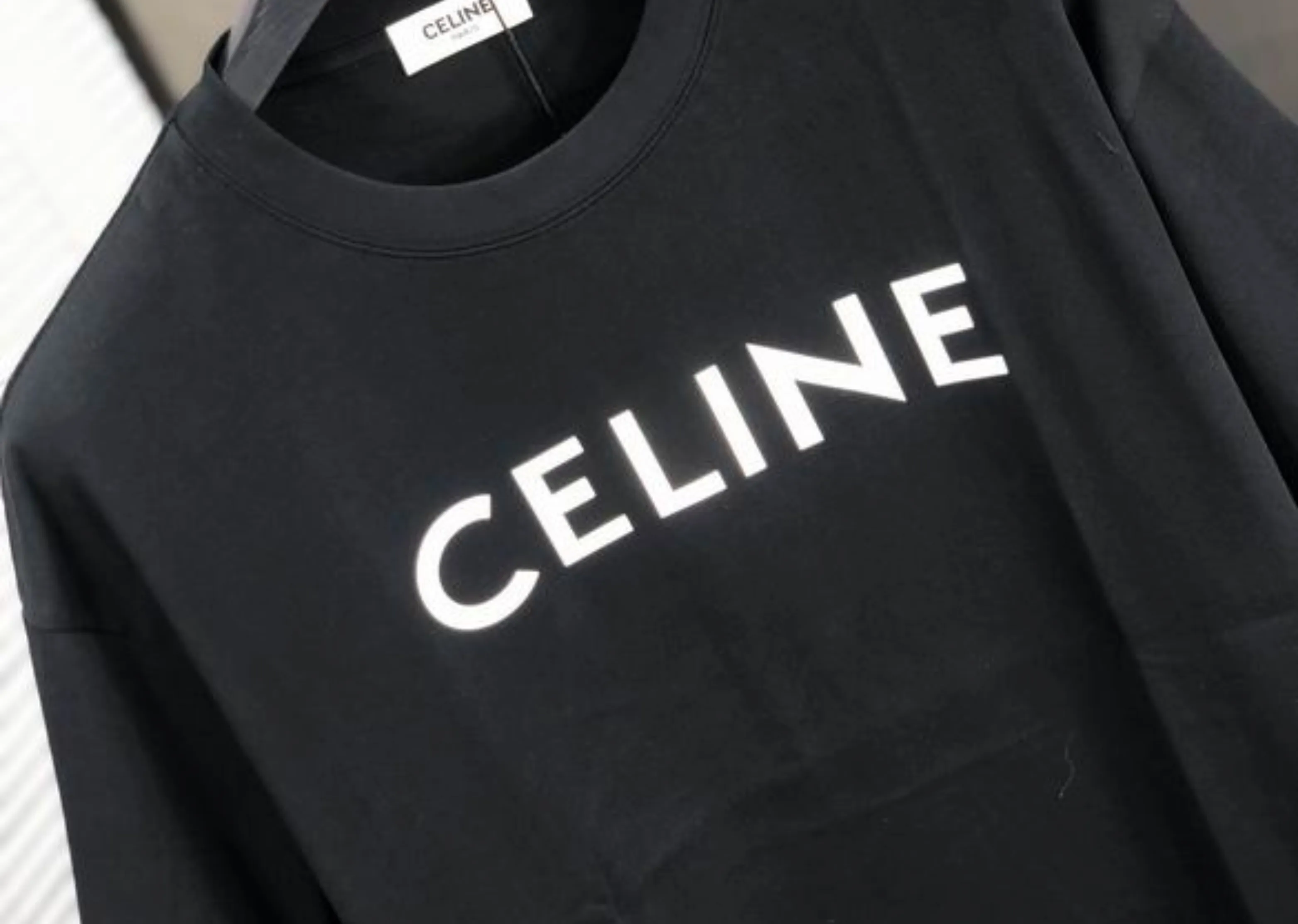 Celine - Printed Black/White T-Shirt