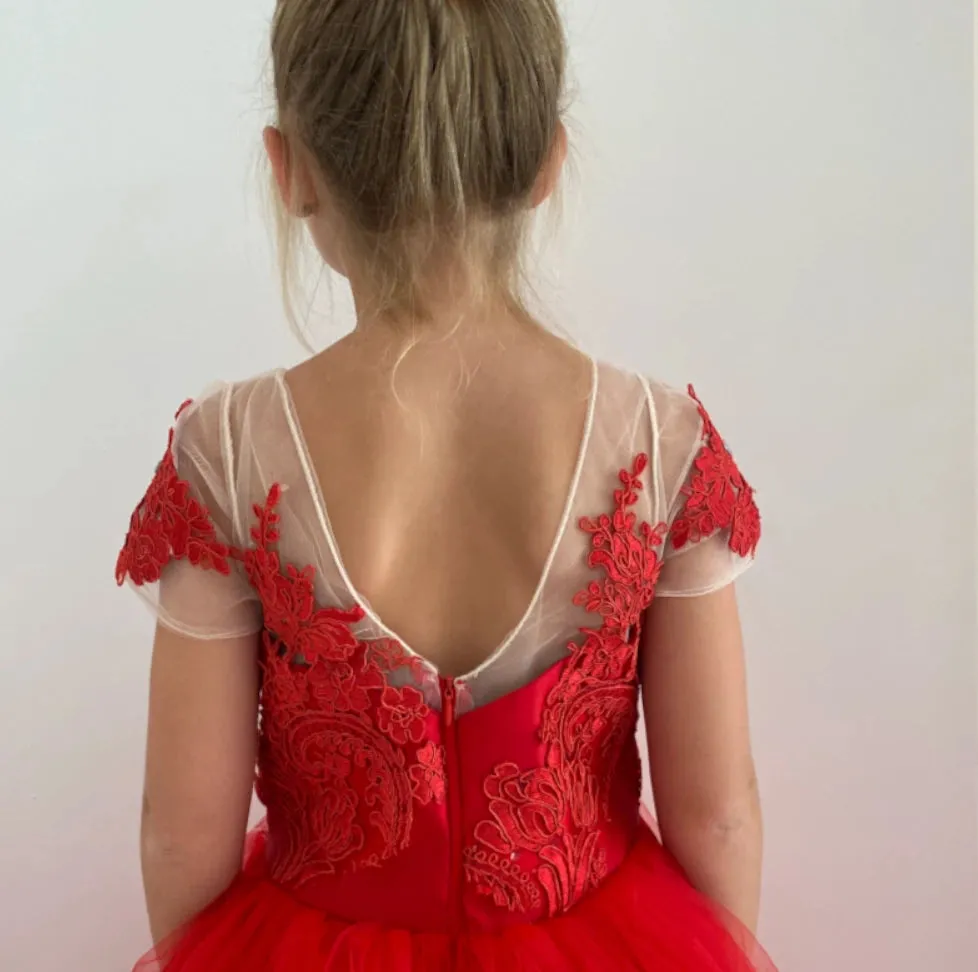 Clara Red Occasion Gown