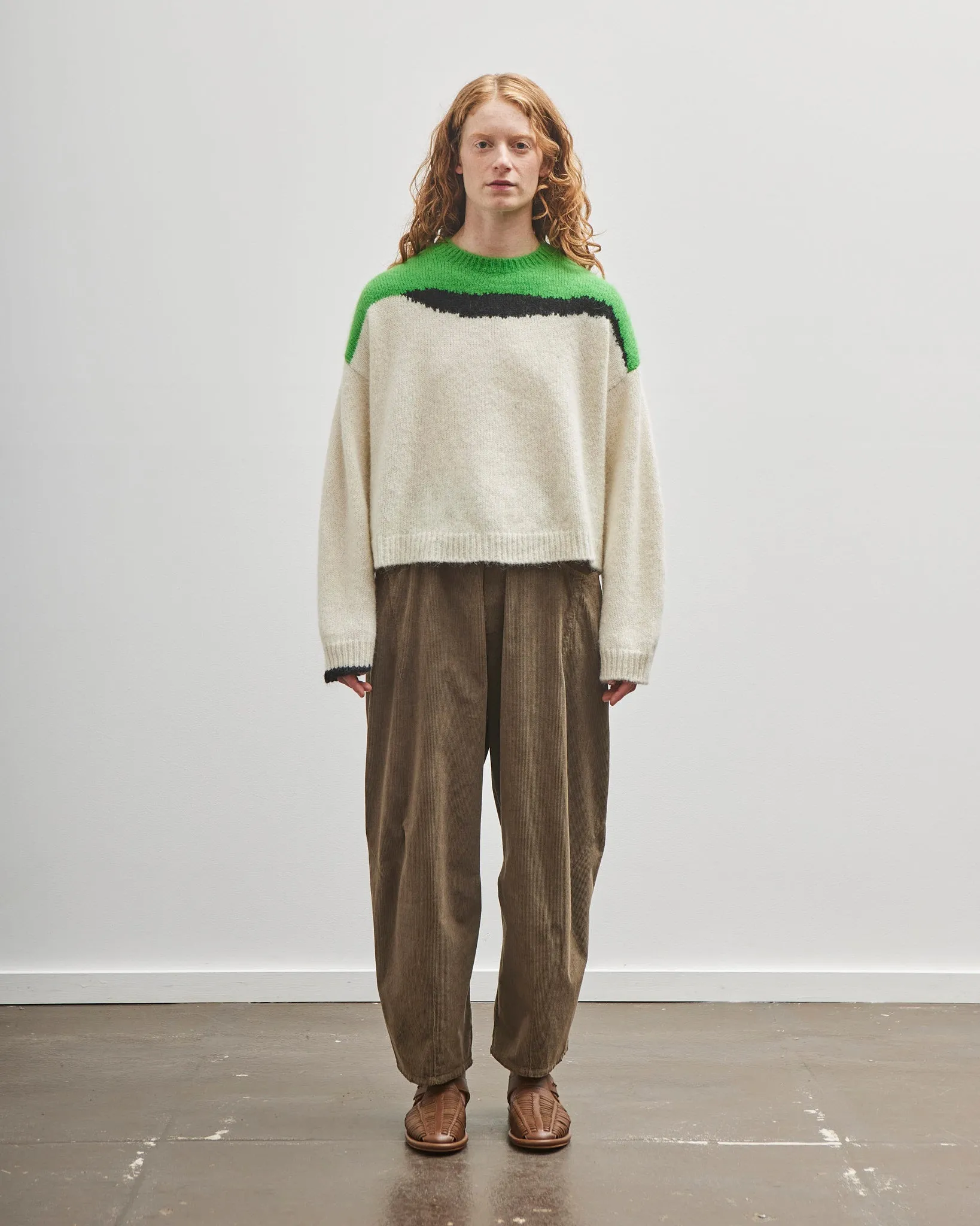 Cordera Alpaca & Suri Sweater, Bright Green