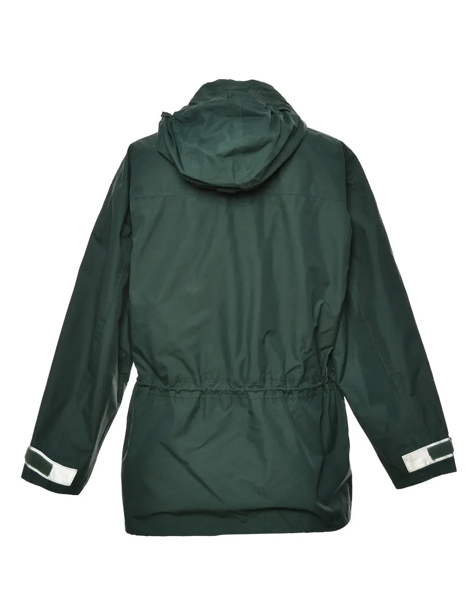 Dark Green Hooded Mountaineering Jacket - L