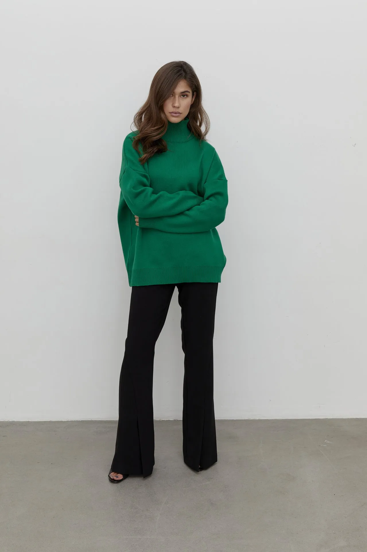 Dawn Women Turtleneck Oversized Casual Sweater