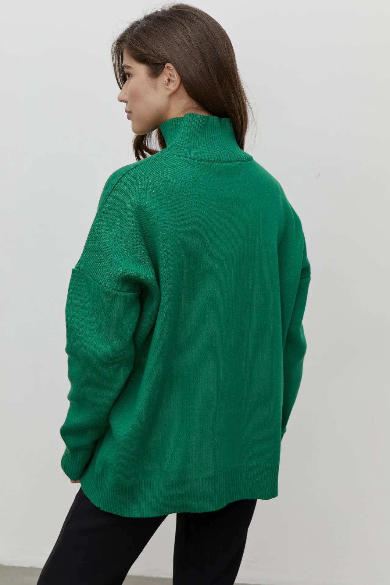 Dawn Women Turtleneck Oversized Casual Sweater