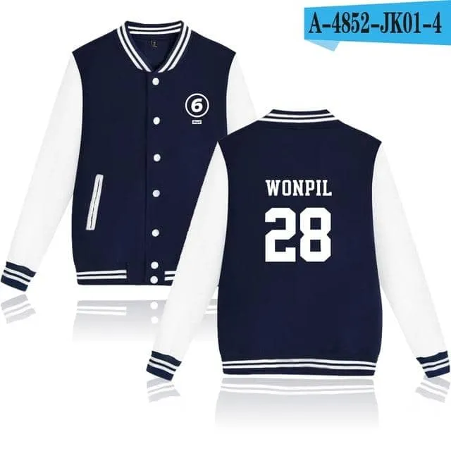 DAY6 kpop sport men women Baseball Jacket coats Jackets tops 4XL