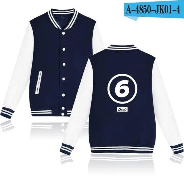 DAY6 kpop sport men women Baseball Jacket coats Jackets tops 4XL