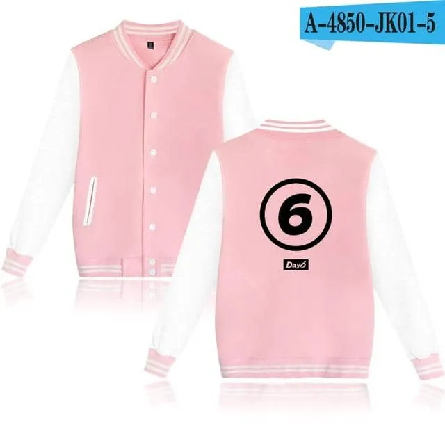 DAY6 kpop sport men women Baseball Jacket coats Jackets tops 4XL