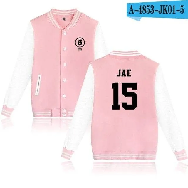 DAY6 kpop sport men women Baseball Jacket coats Jackets tops 4XL