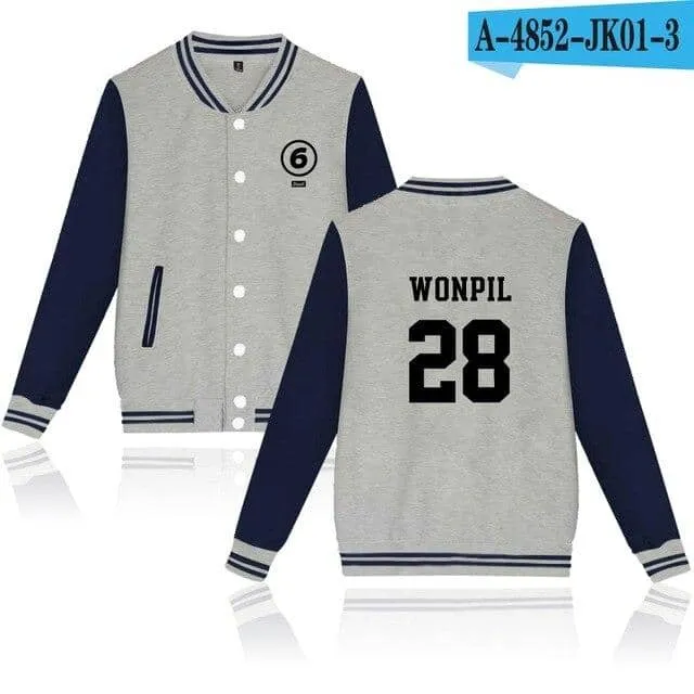 DAY6 kpop sport men women Baseball Jacket coats Jackets tops 4XL