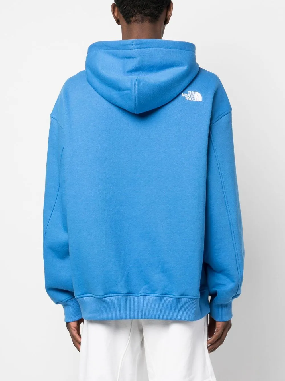 embroidered-logo long-sleeve hoodie