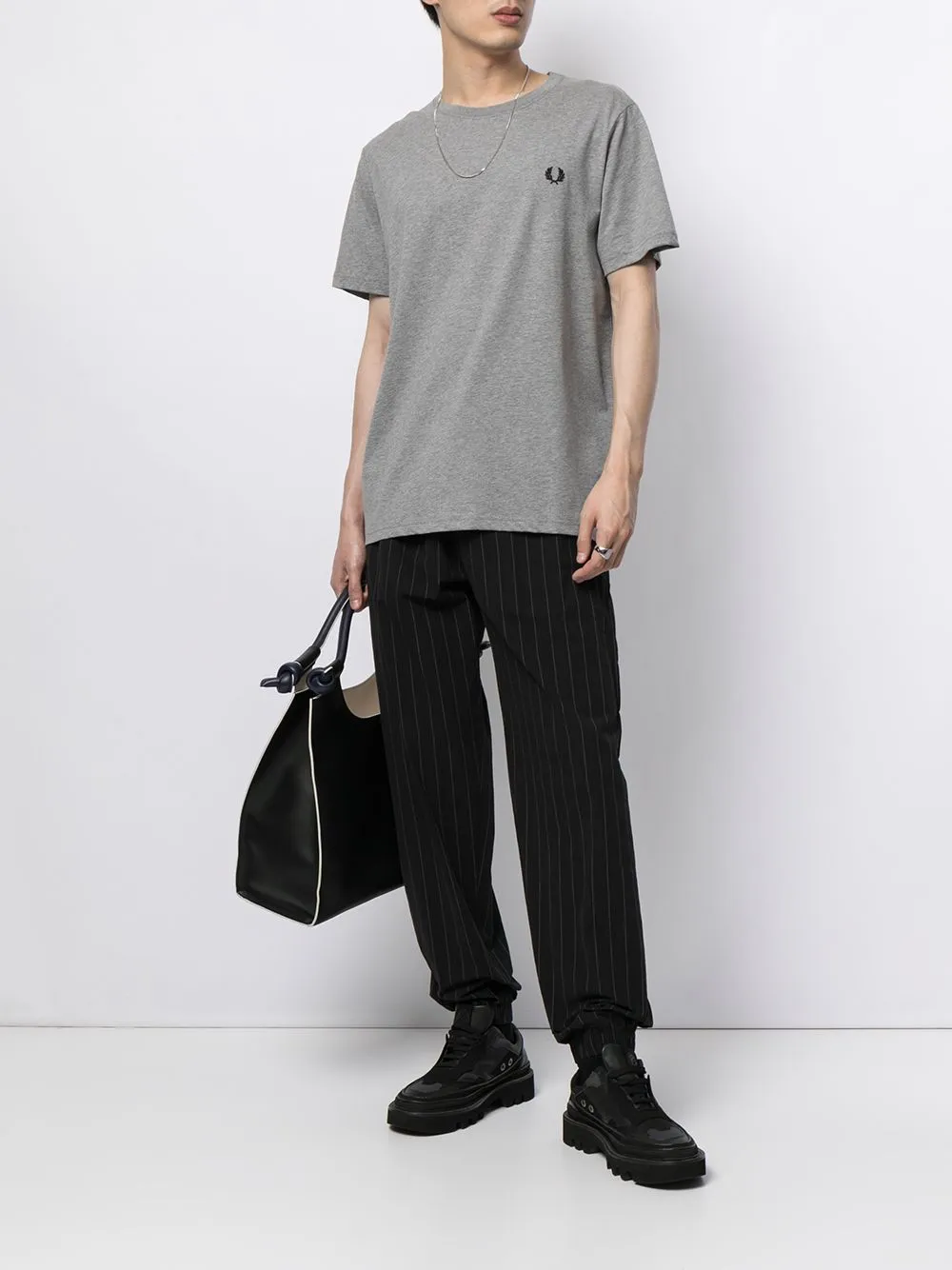 embroidered logo short-sleeve T-shirt