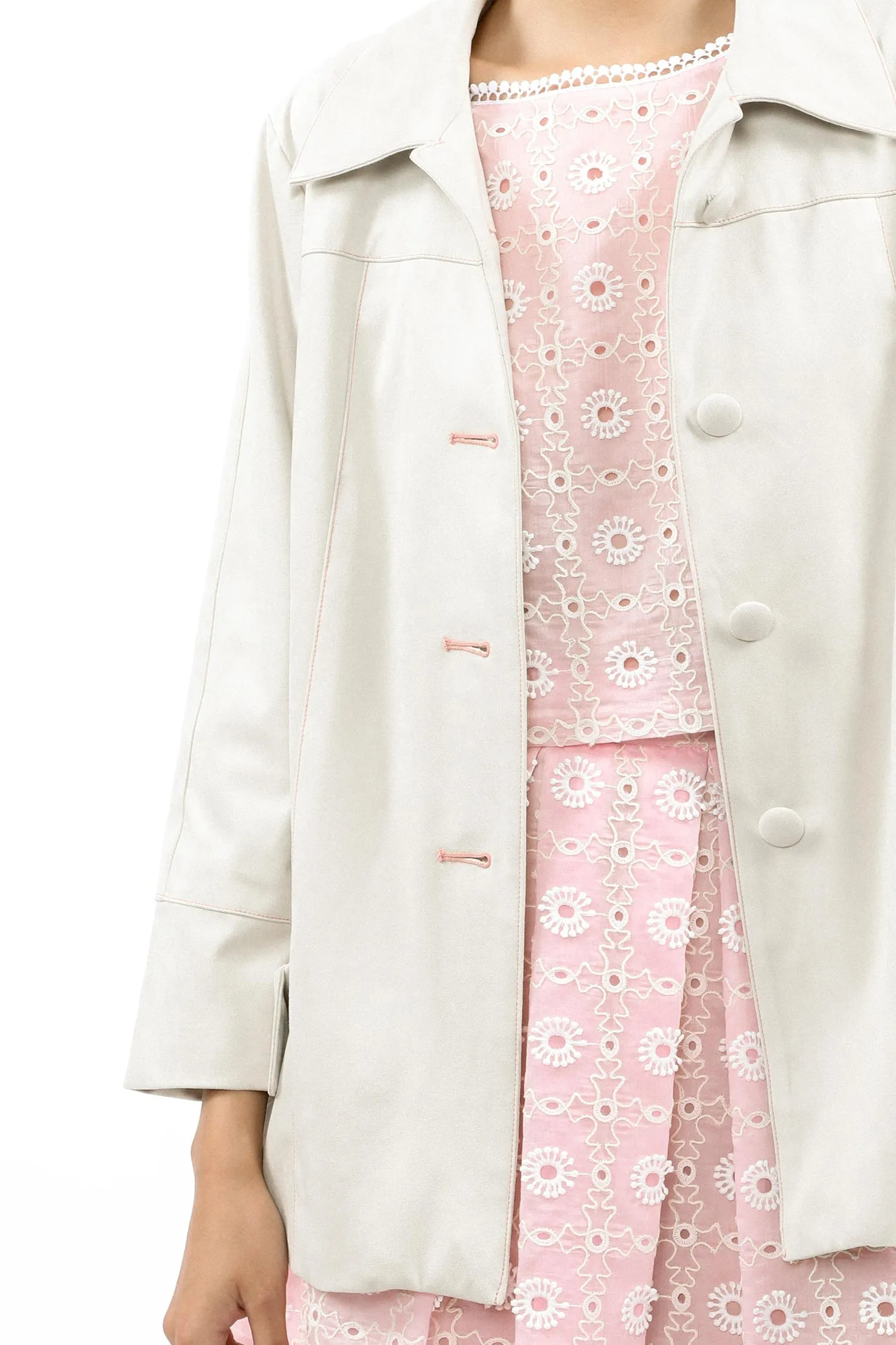 Faux Suede Coat
