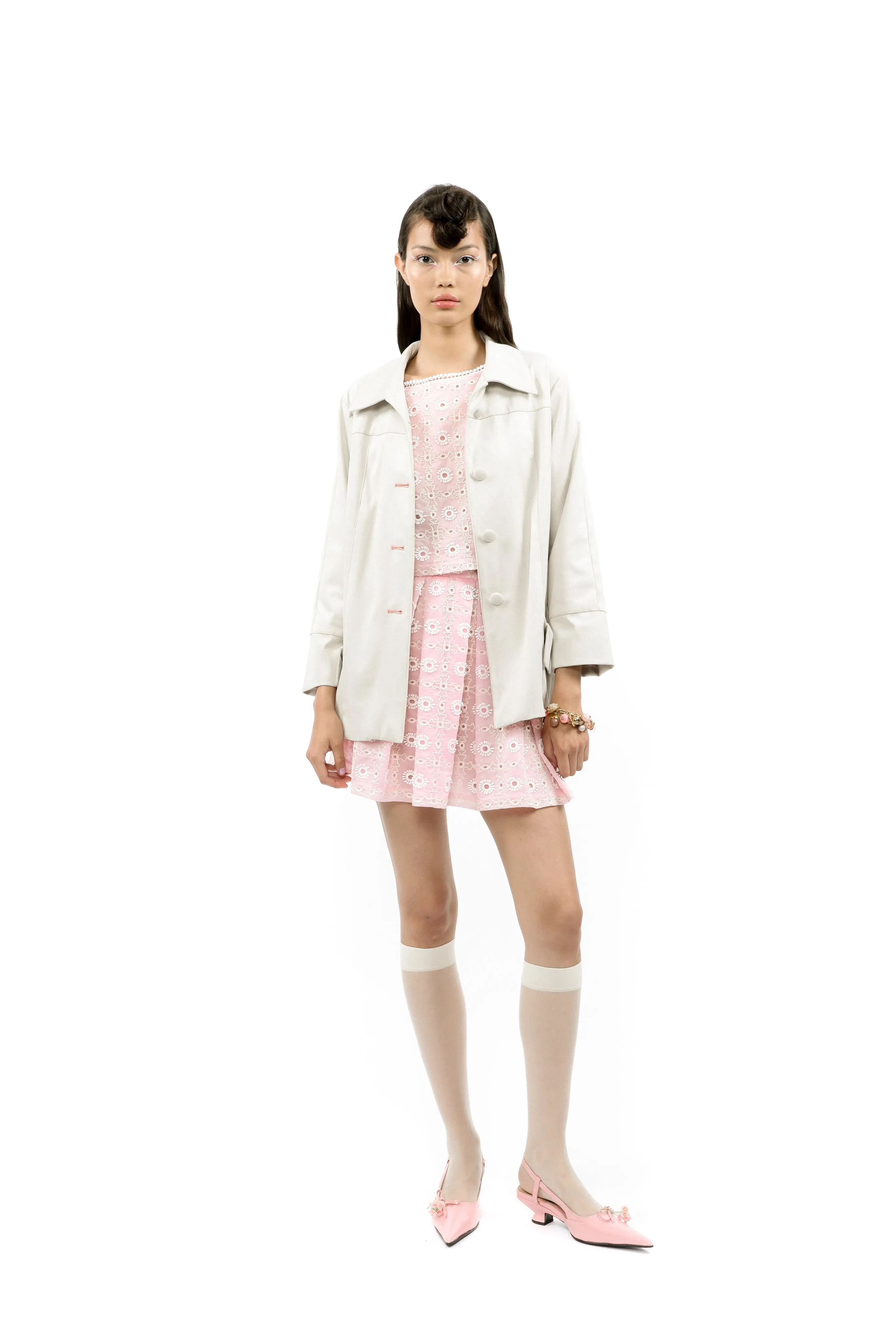 Faux Suede Coat