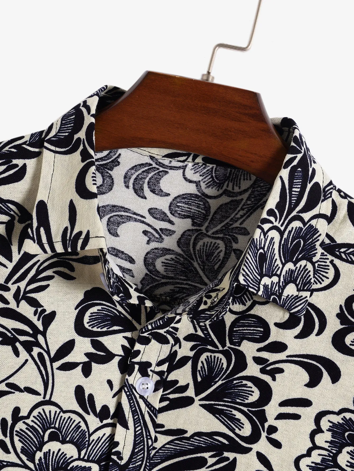 Floral Ethnic Style Print Shirts