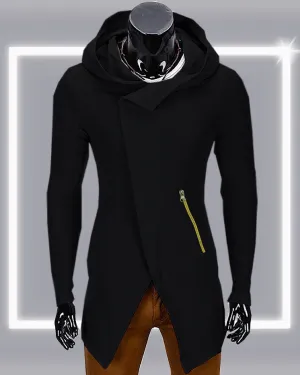 Full Sleeve Fleece Black Color Ninja Jacket