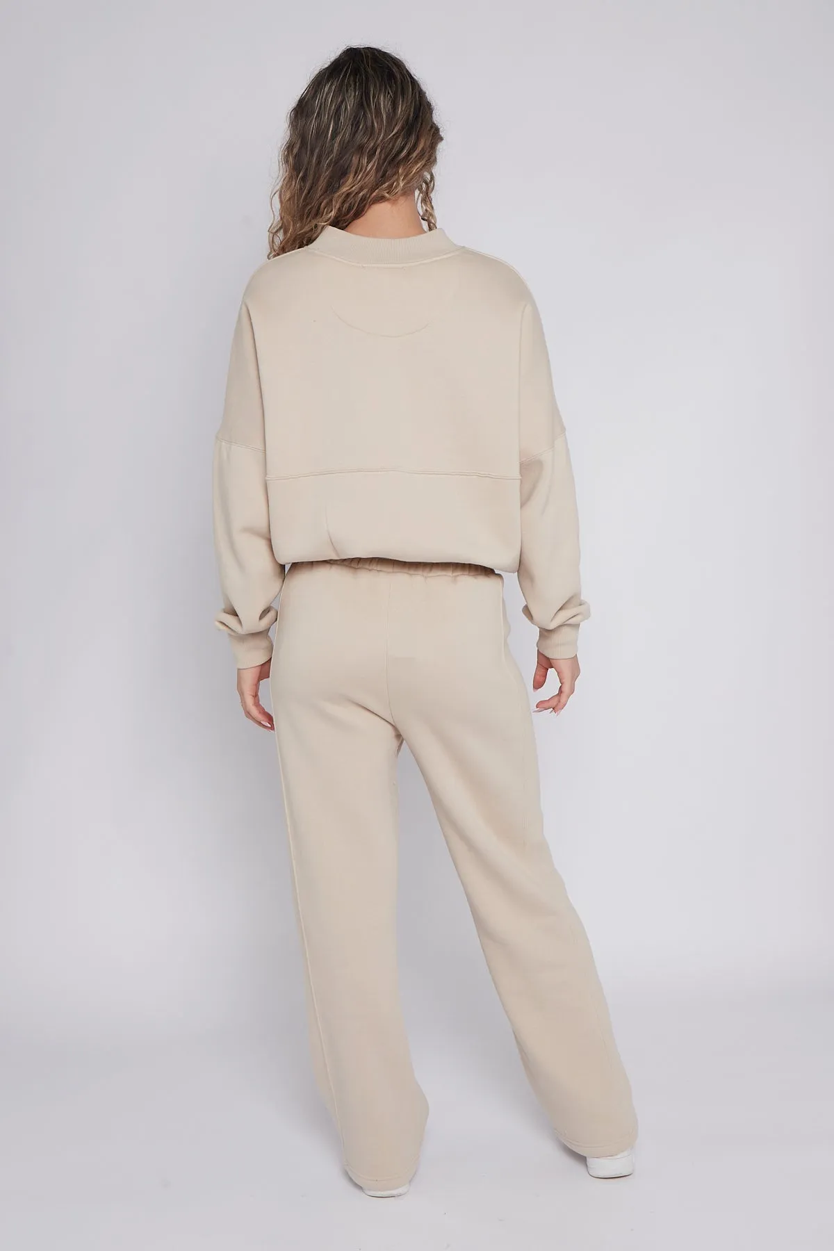 Full Zip Sweatshirt and Straight Leg Joggers Tracksuit Set - 10 colours