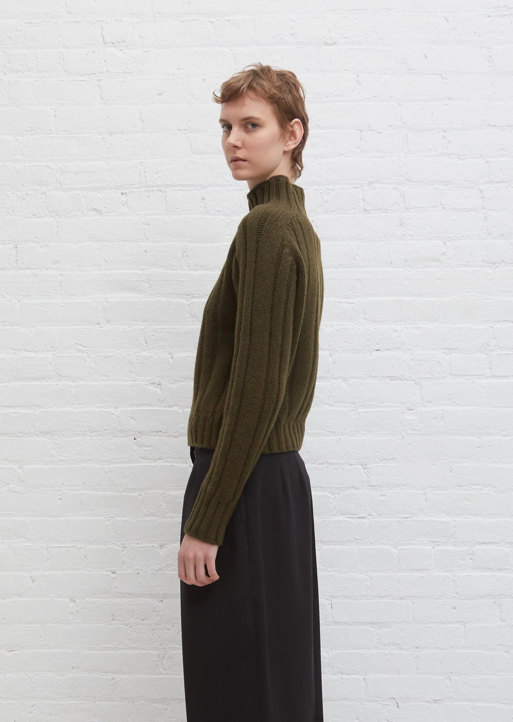 Highneck Ribbed Jumper