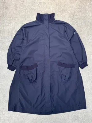Issey Miyake Knitted Edge Navy Painters Smock