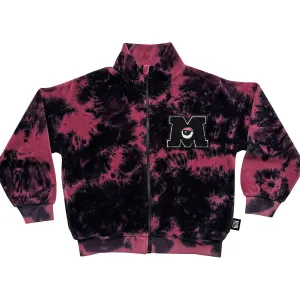 Jacket Zip Tie Dye Maroon Monsters