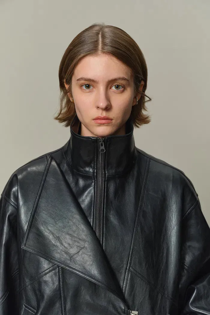 Jany Biker Jacket in Vegan Leather