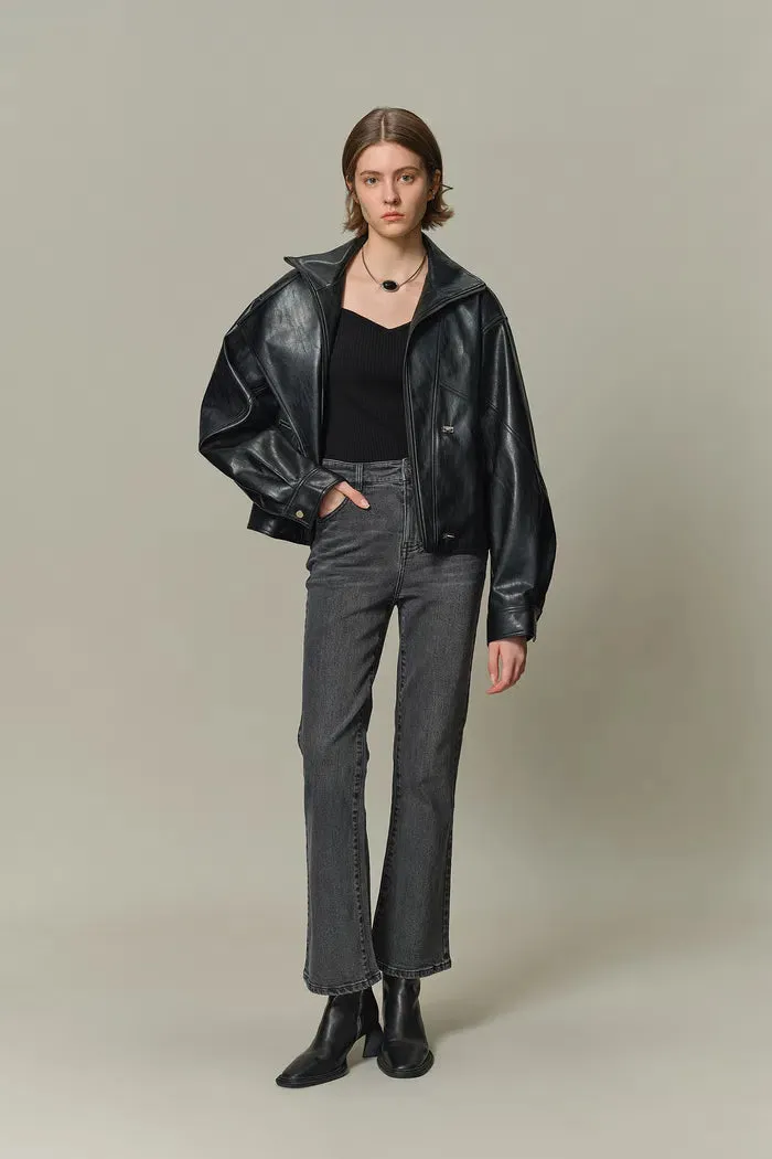 Jany Biker Jacket in Vegan Leather