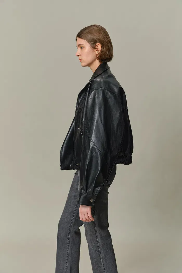 Jany Biker Jacket in Vegan Leather