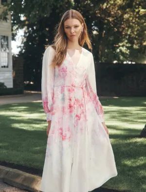Kahlani Printed Midi Dress