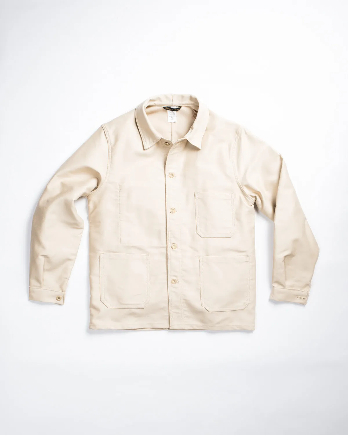 Le Laboureur Moleskin Work Jacket Ecru