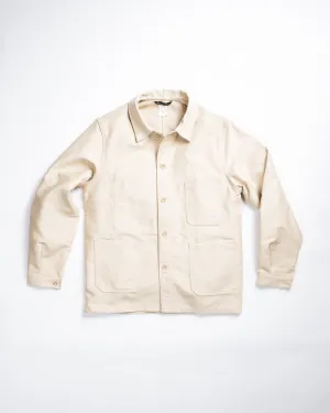 Le Laboureur Moleskin Work Jacket Ecru