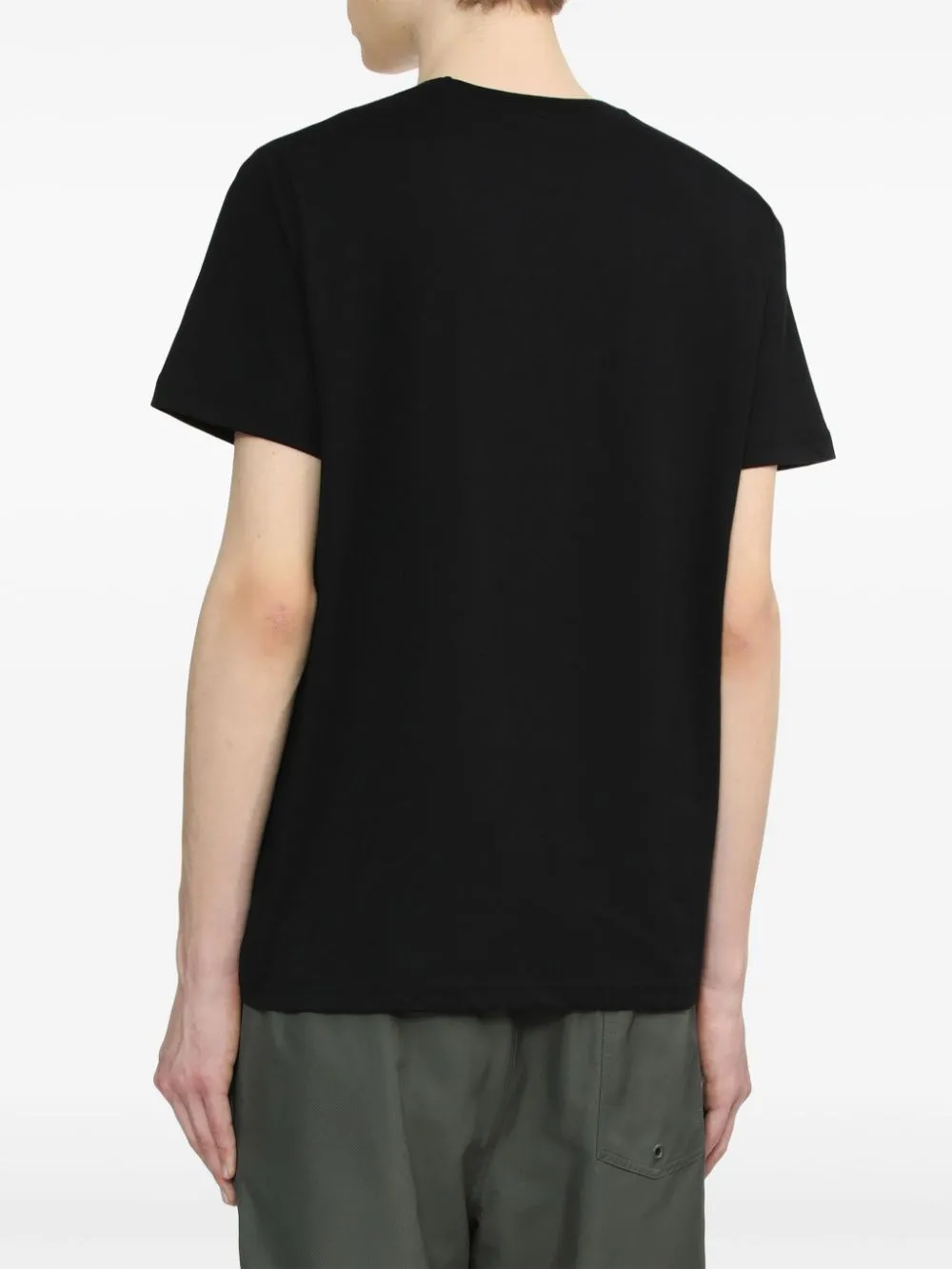 logo-embroidered cotton T-shirt