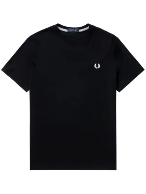 logo-embroidered cotton T-shirt