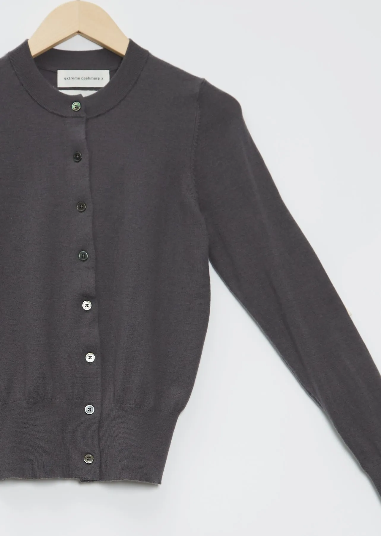 n°94 Little Cashmere Cardi — Concrete