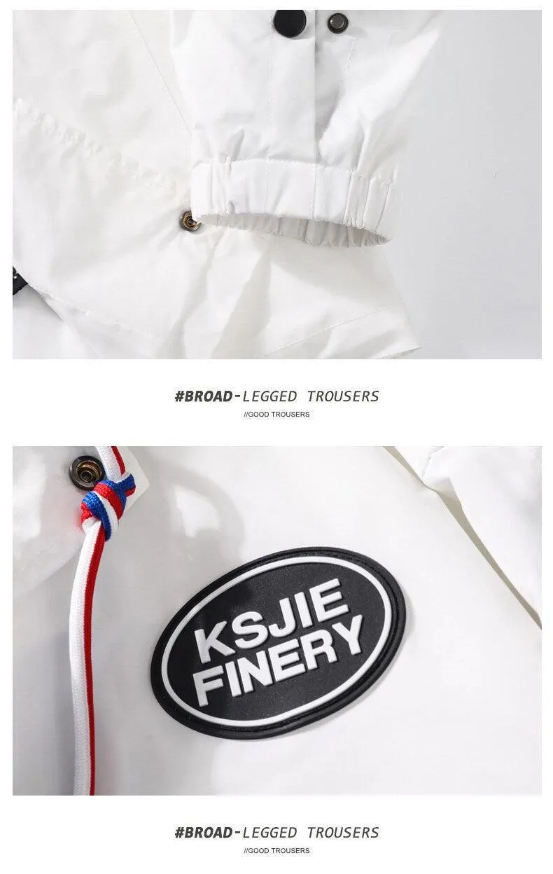 Paisley False Two piece Jackets Casual Streetwear