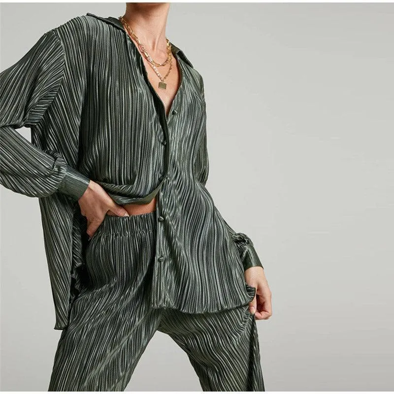 Pleated Loose Shirt