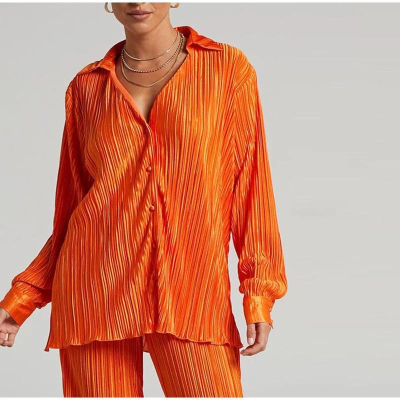Pleated Loose Shirt