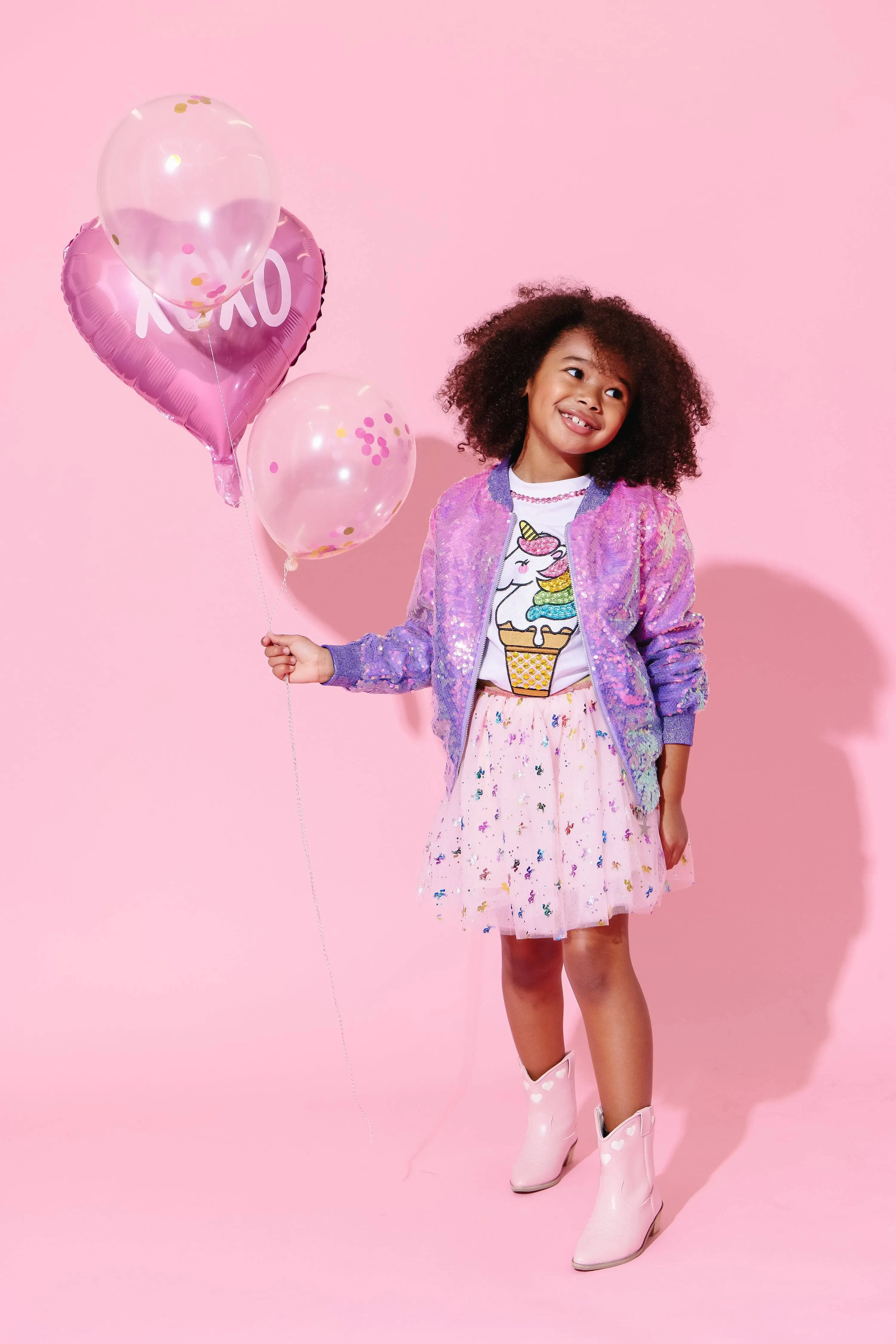 Rainbow Metallic Unicorn Tutu