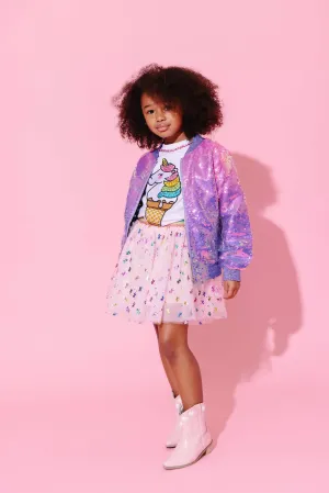 Rainbow Metallic Unicorn Tutu