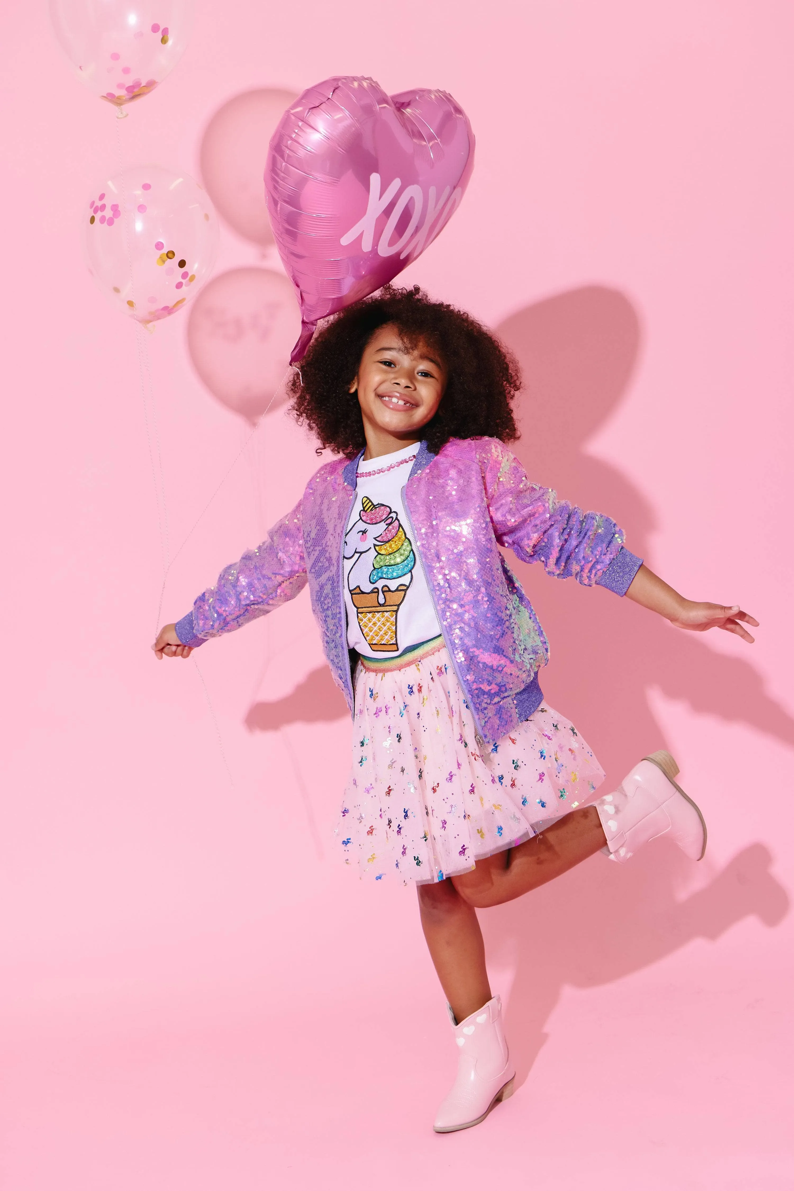 Rainbow Metallic Unicorn Tutu