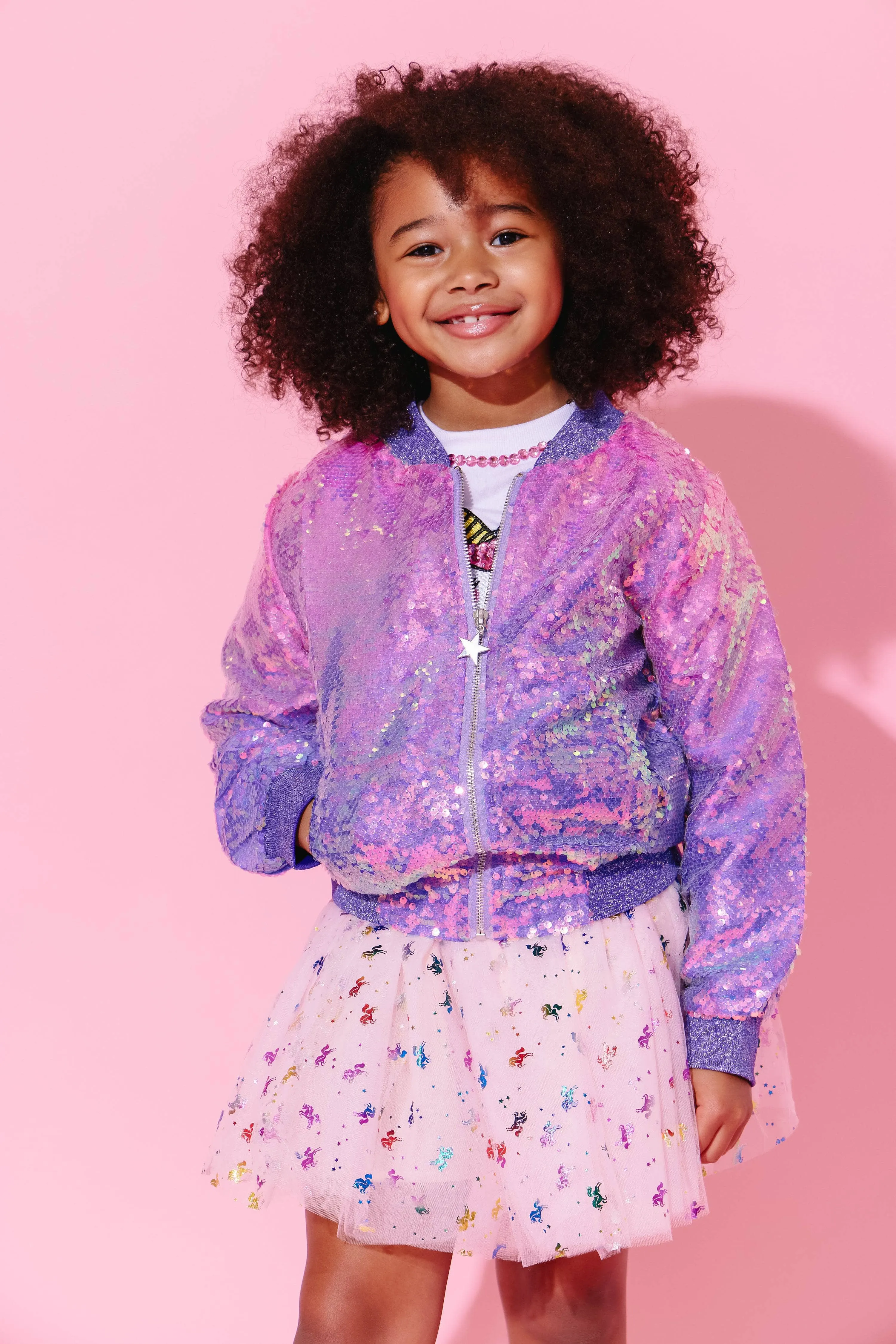 Rainbow Metallic Unicorn Tutu