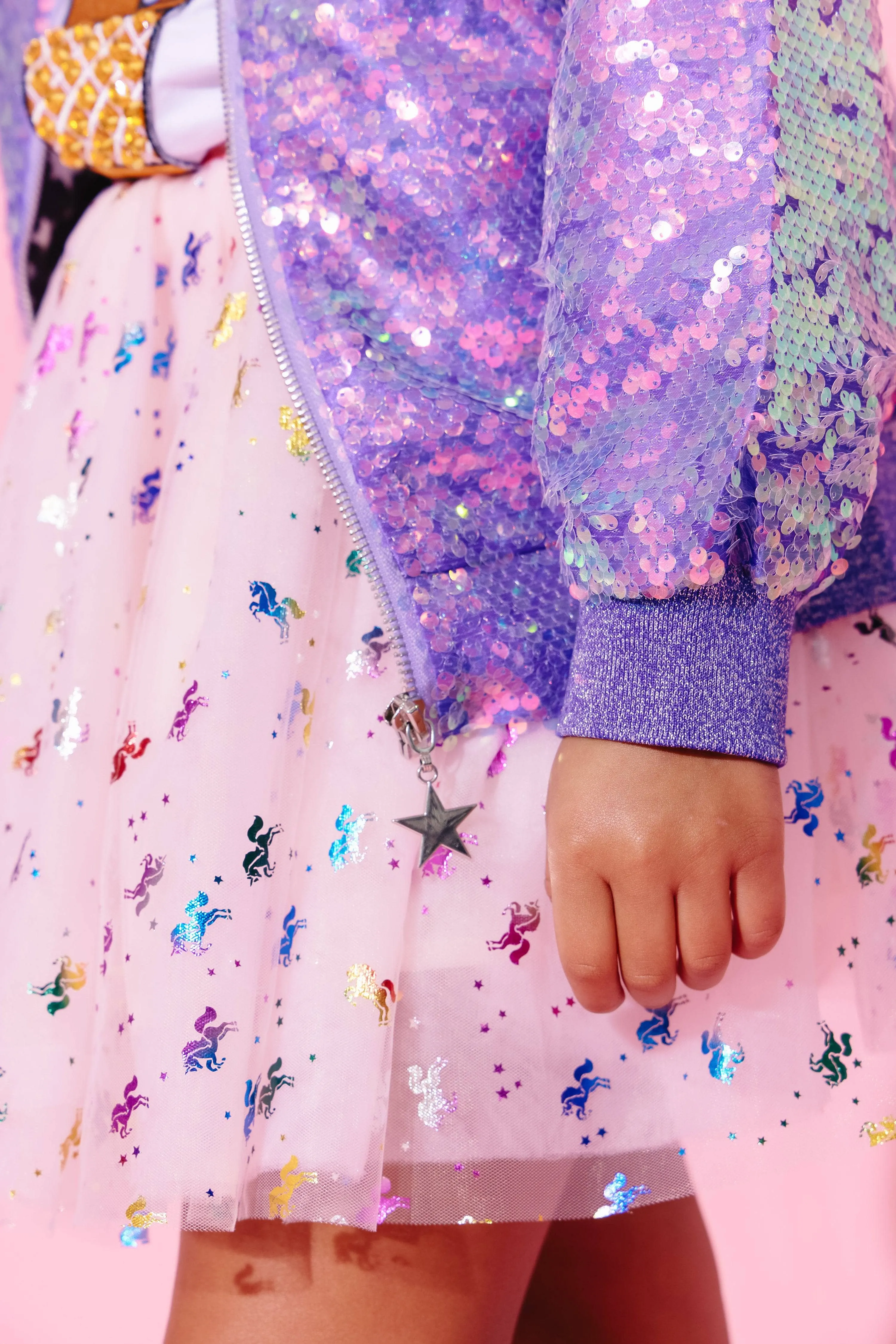 Rainbow Metallic Unicorn Tutu