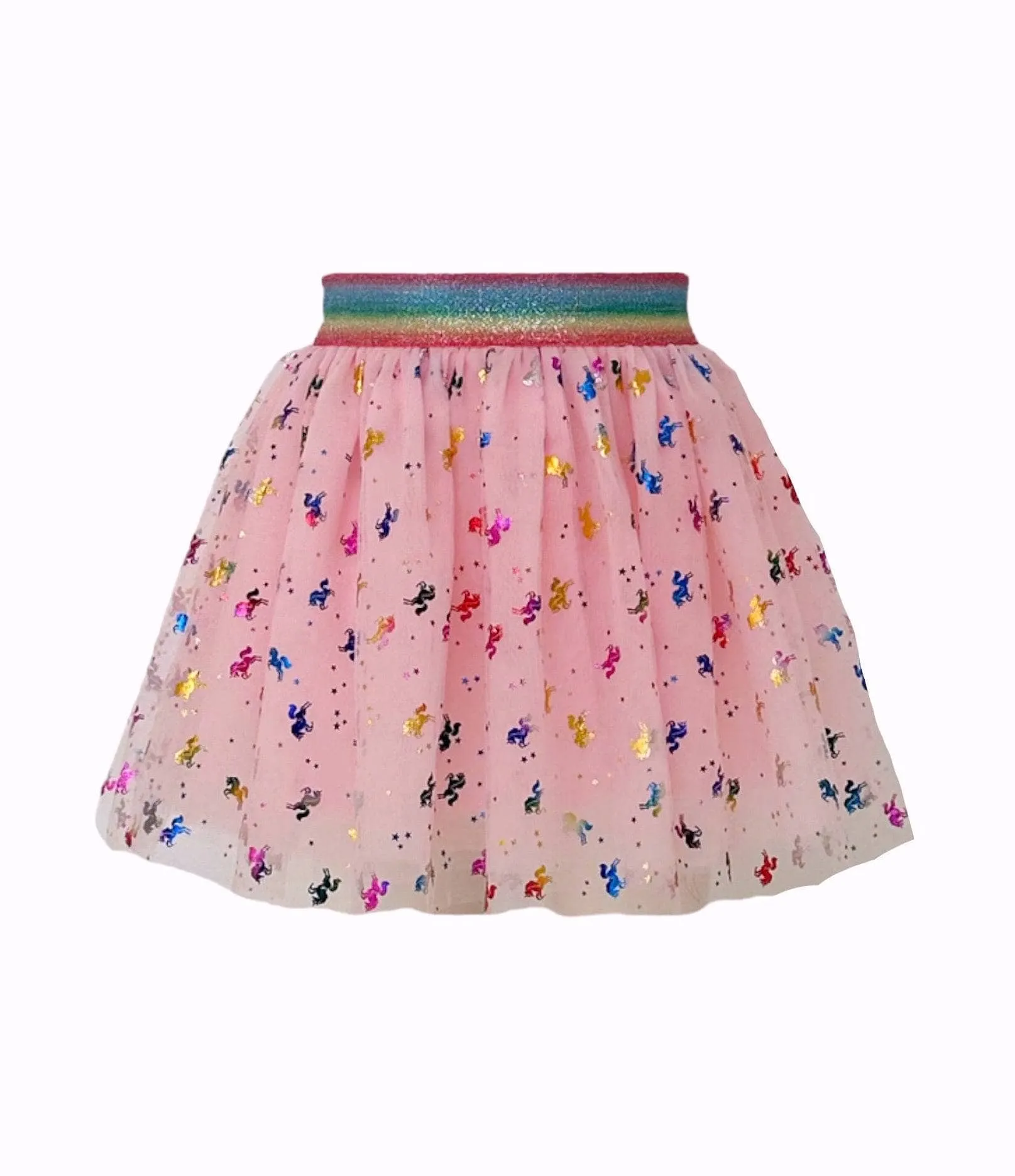 Rainbow Metallic Unicorn Tutu