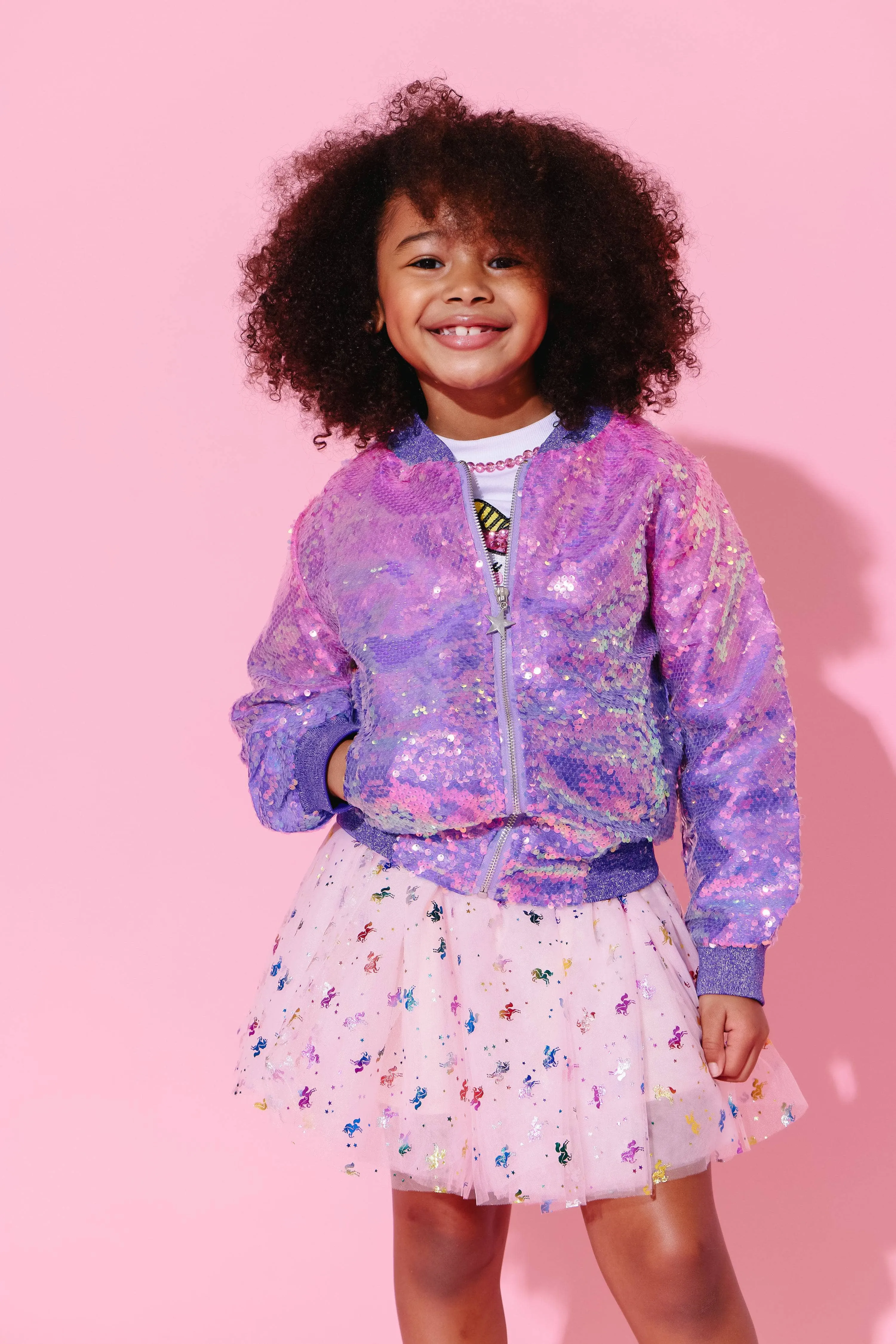 Rainbow Metallic Unicorn Tutu
