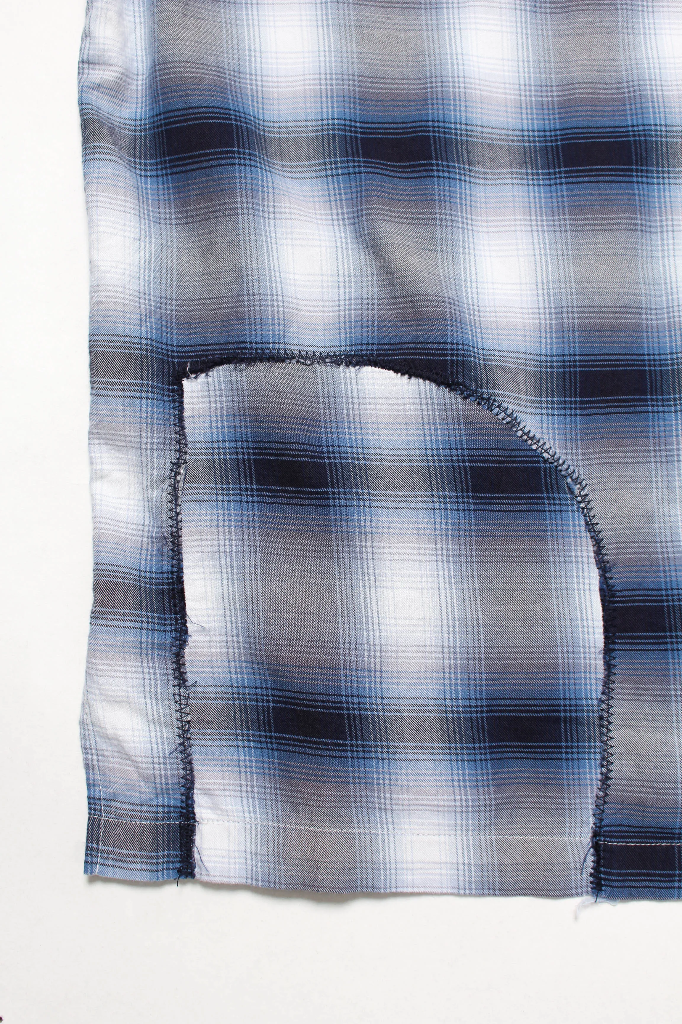 RAYON CHECK SHIRTS REPAIRED