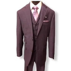 Sean John 3pc. Plaid Suit