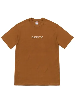Supreme Five Boroughs Tee Brown [SS21]