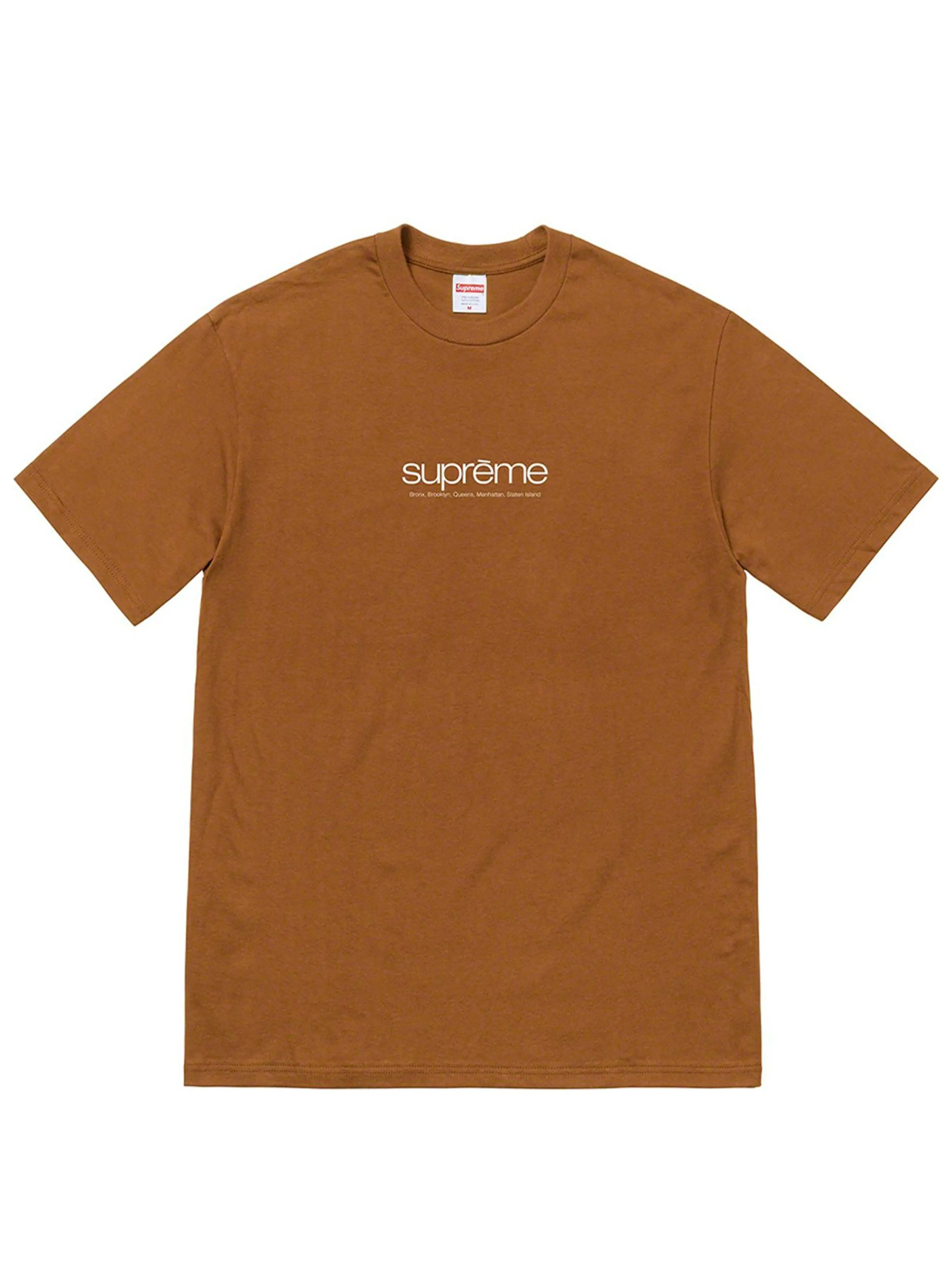 Supreme Five Boroughs Tee Brown [SS21]